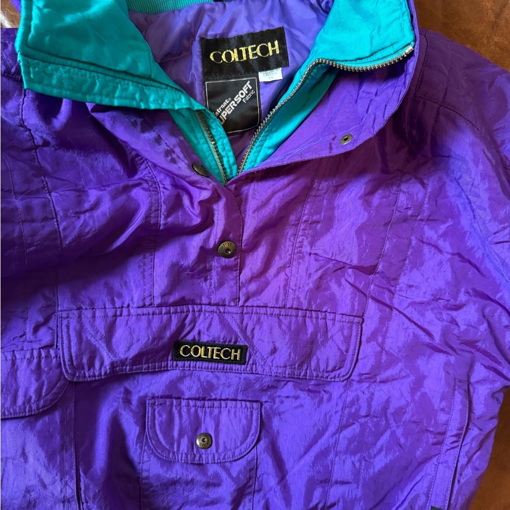 Vintage Purple Ski Jacket Jacket